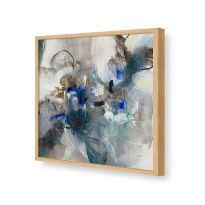 [Color:American Maple], Picture of art in a American Maple frame of the corner