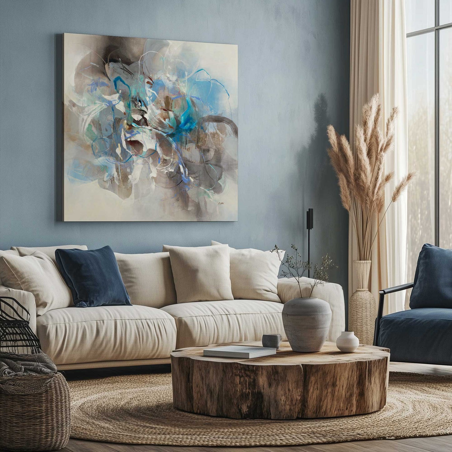 Picture of art in a room