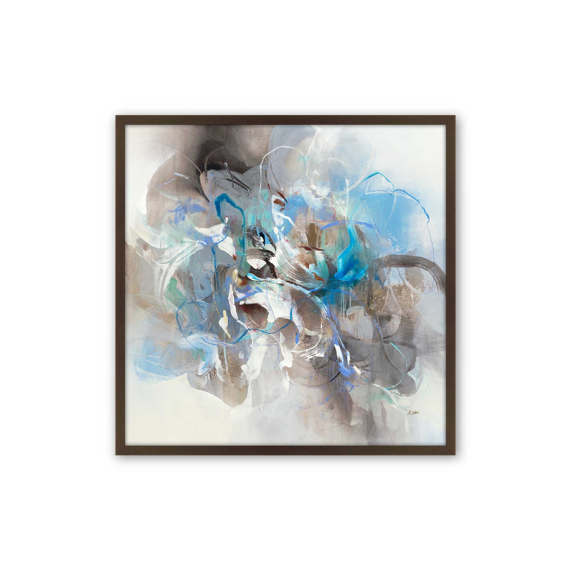 [Color:Espresso], Picture of art in a Espresso frame