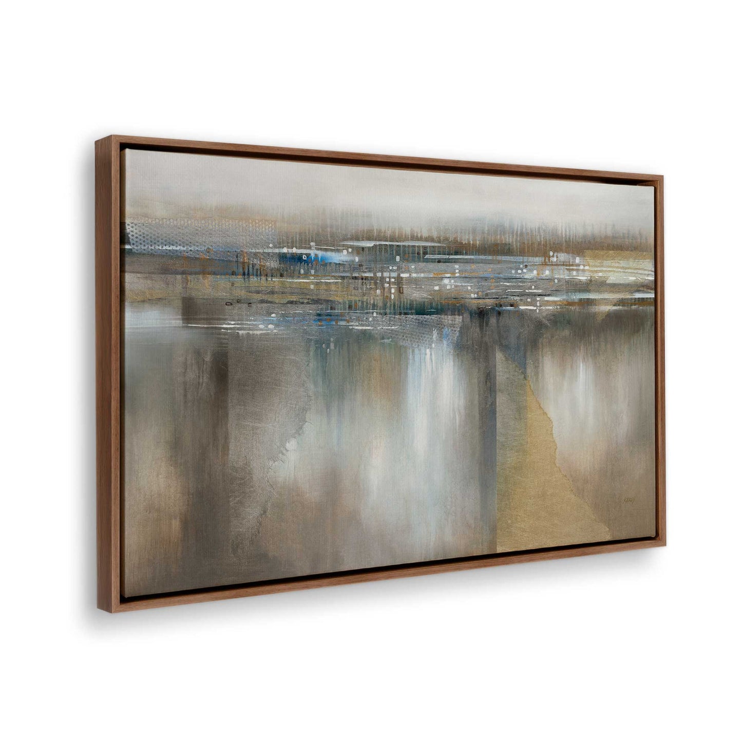 [Color:Walnut], Picture of the corner of the art