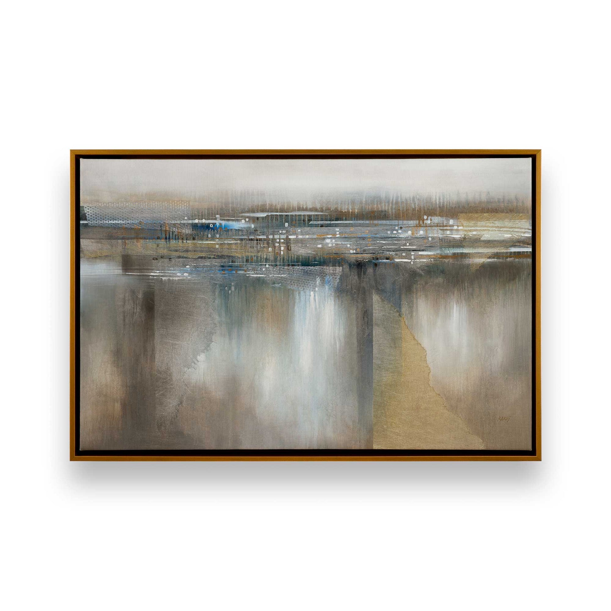 [Color:Polished Gold], Picture of art in a Polished Gold frame