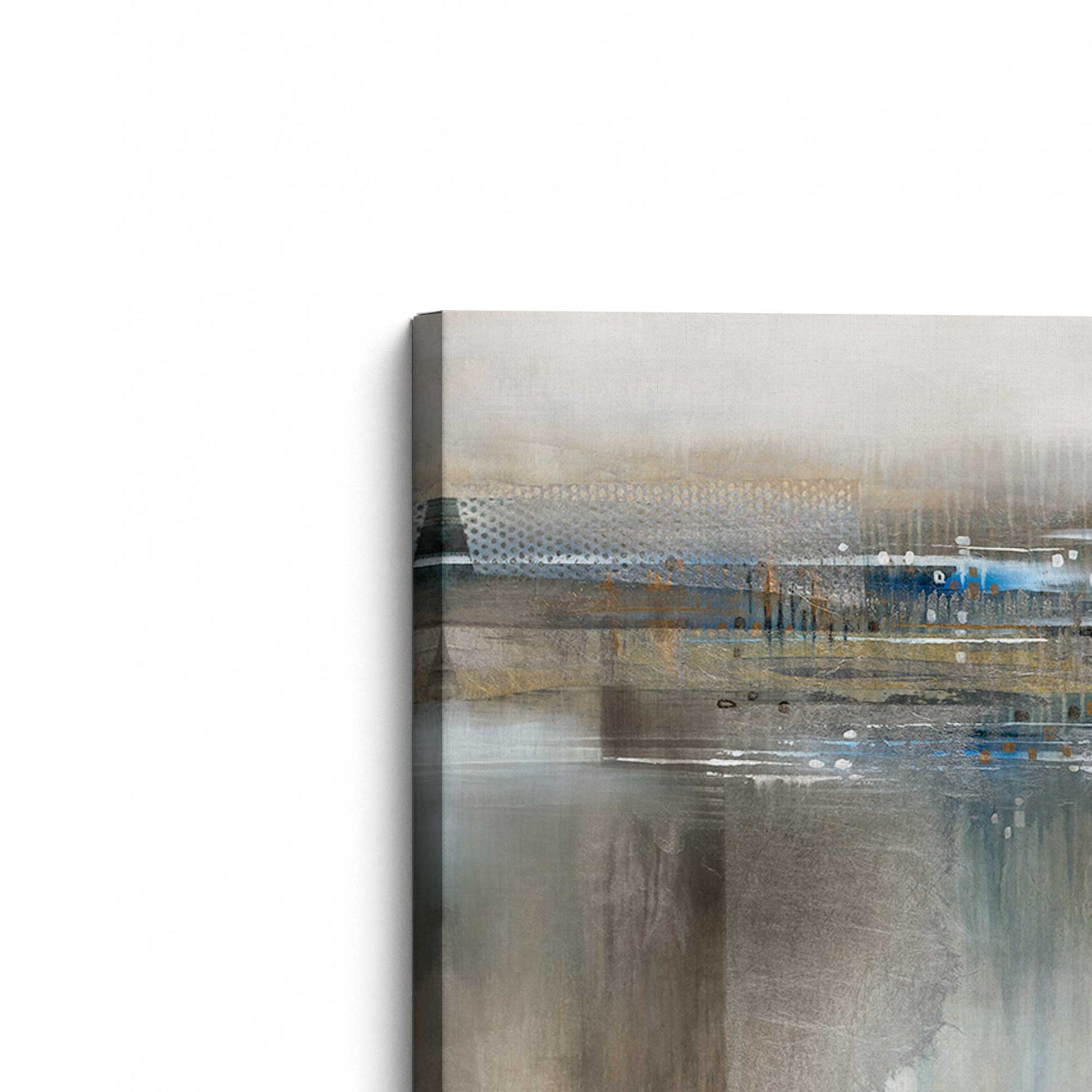 [Color:Stretched Canvas], Picture of the corner of the art