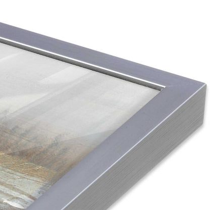 [Color:Polished Chrome], Picture of art in a Polished Chrome frame at an angle