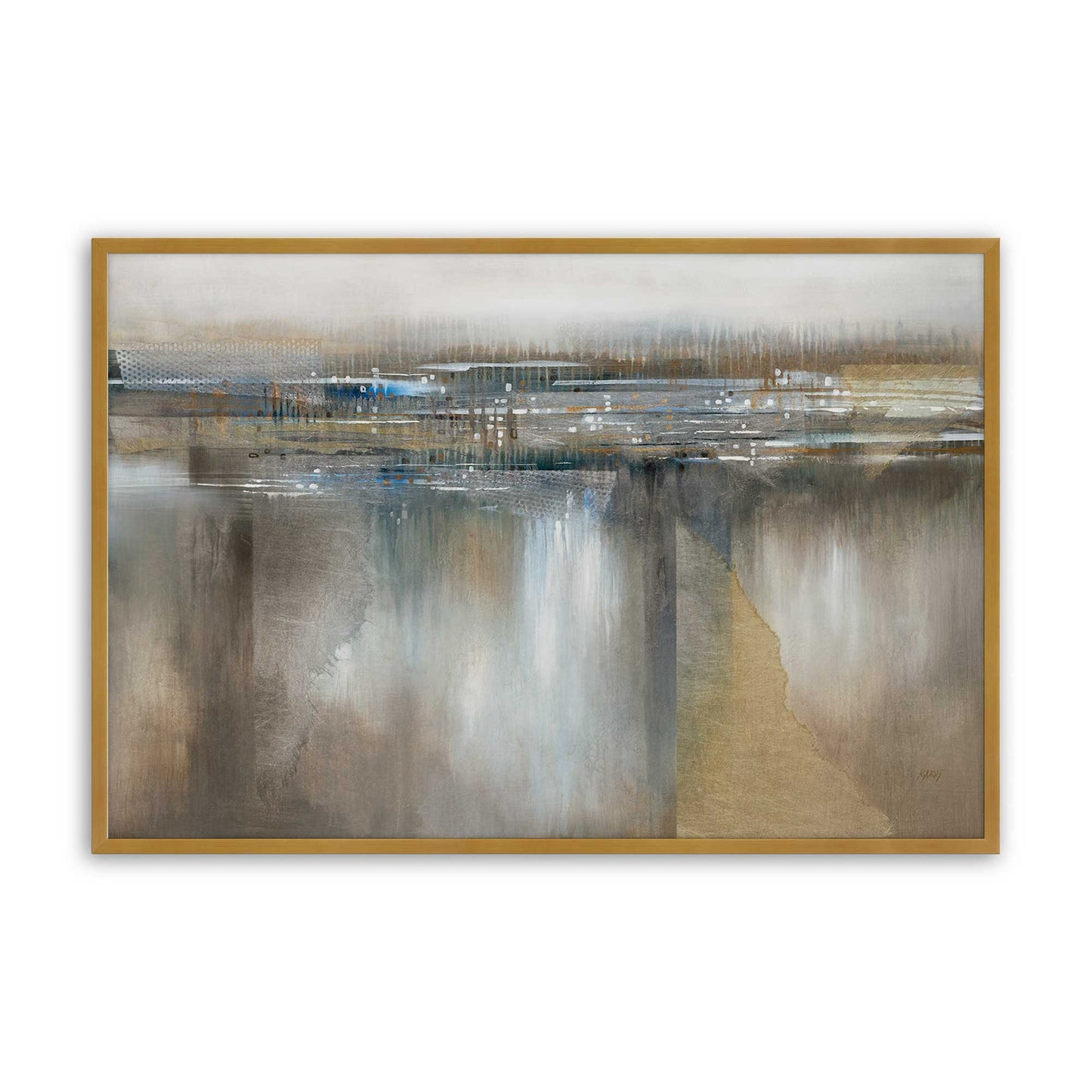 [Color:Polished Gold], Picture of art in a Polished Gold frame