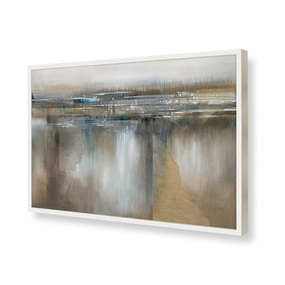[Color:Opaque White], Picture of art in a Opaque White frame of the corner