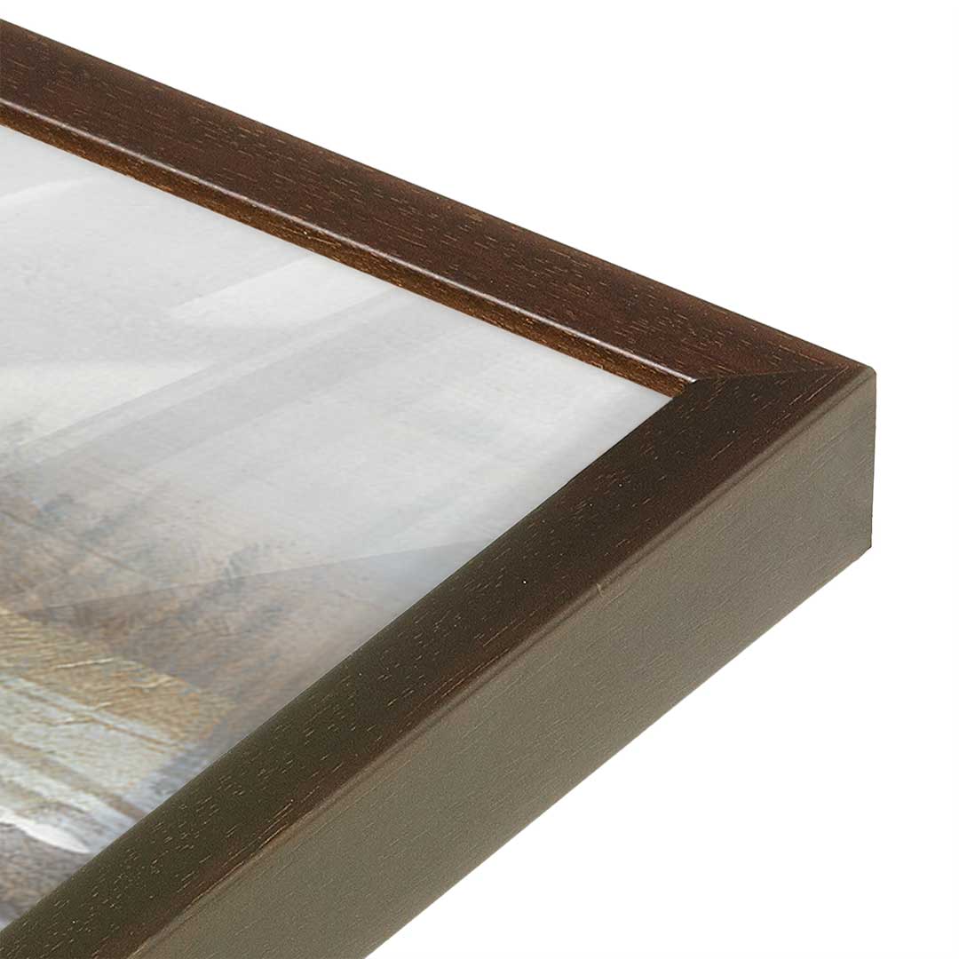 [Color:Belvinder Brown], Picture of art in a Belvinder Brown frame at an angle