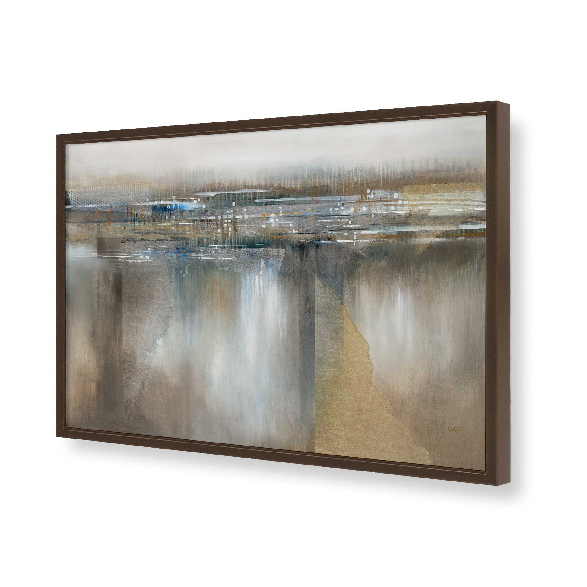 [Color:Belvinder Brown], Picture of art in a Belvinder Brown frame of the corner