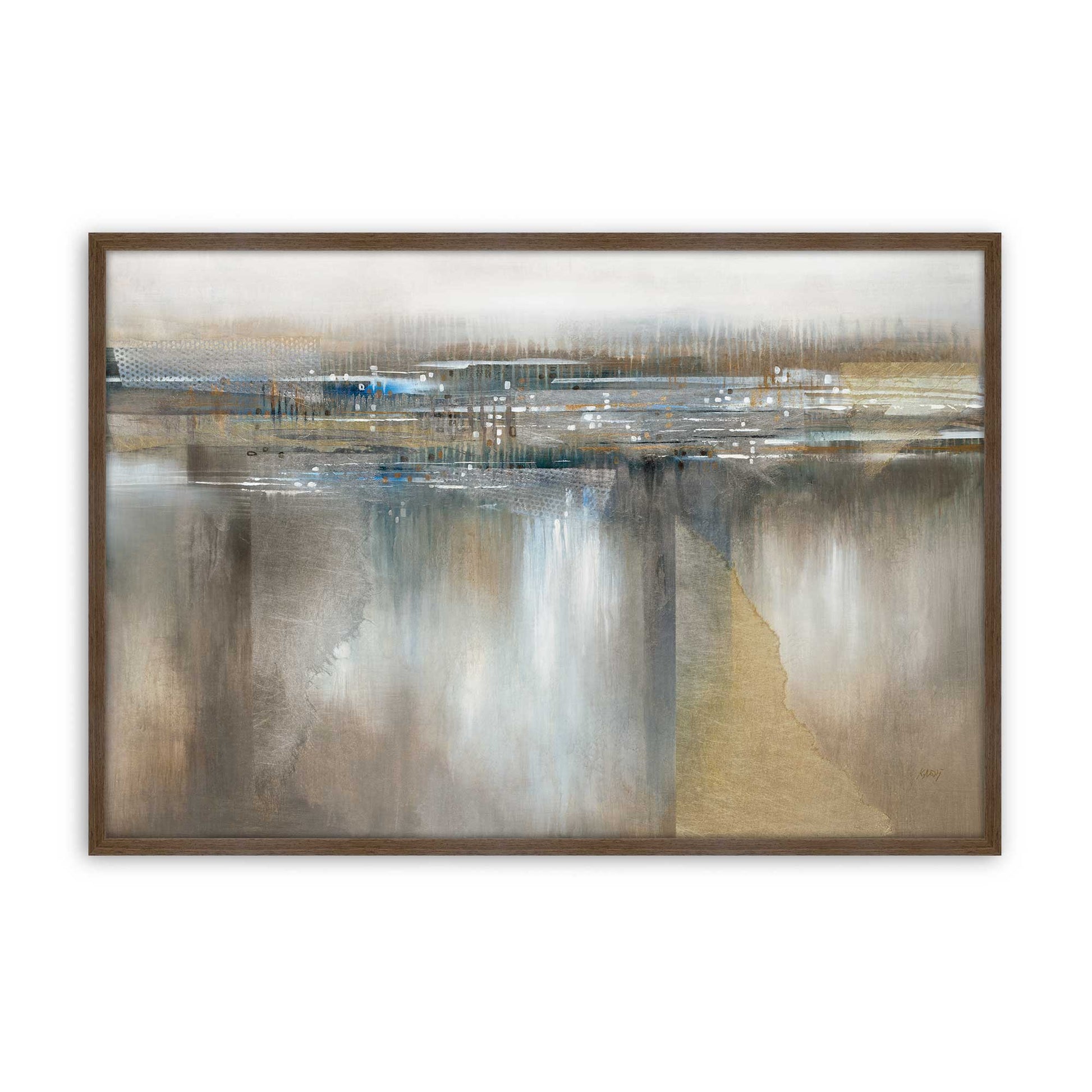[Color:Walnut], Picture of art in a Walnut frame