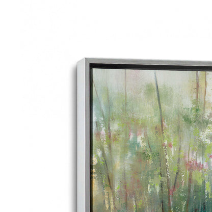 [Color:Polished Chrome], Picture of art in a Polished Chrome frame at an angle