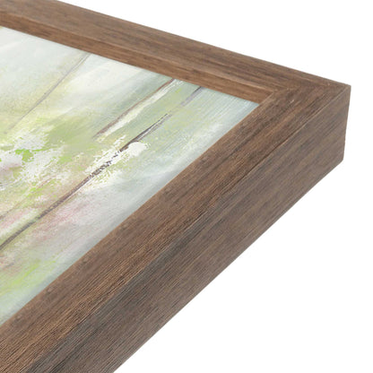 [Color:Walnut], Picture of art in a Walnut frame at an angle