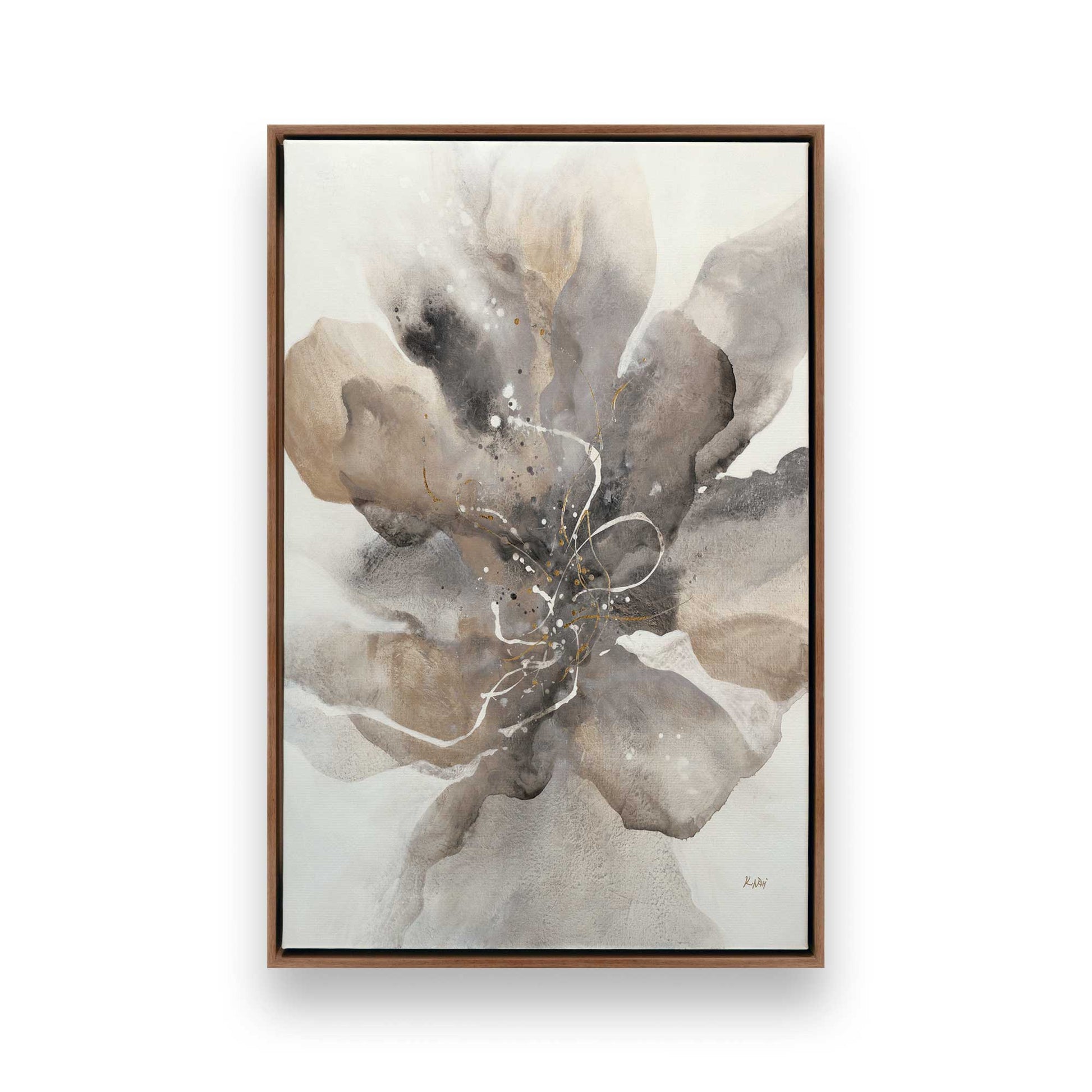 [Color:Walnut], Picture of art in a Walnut frame