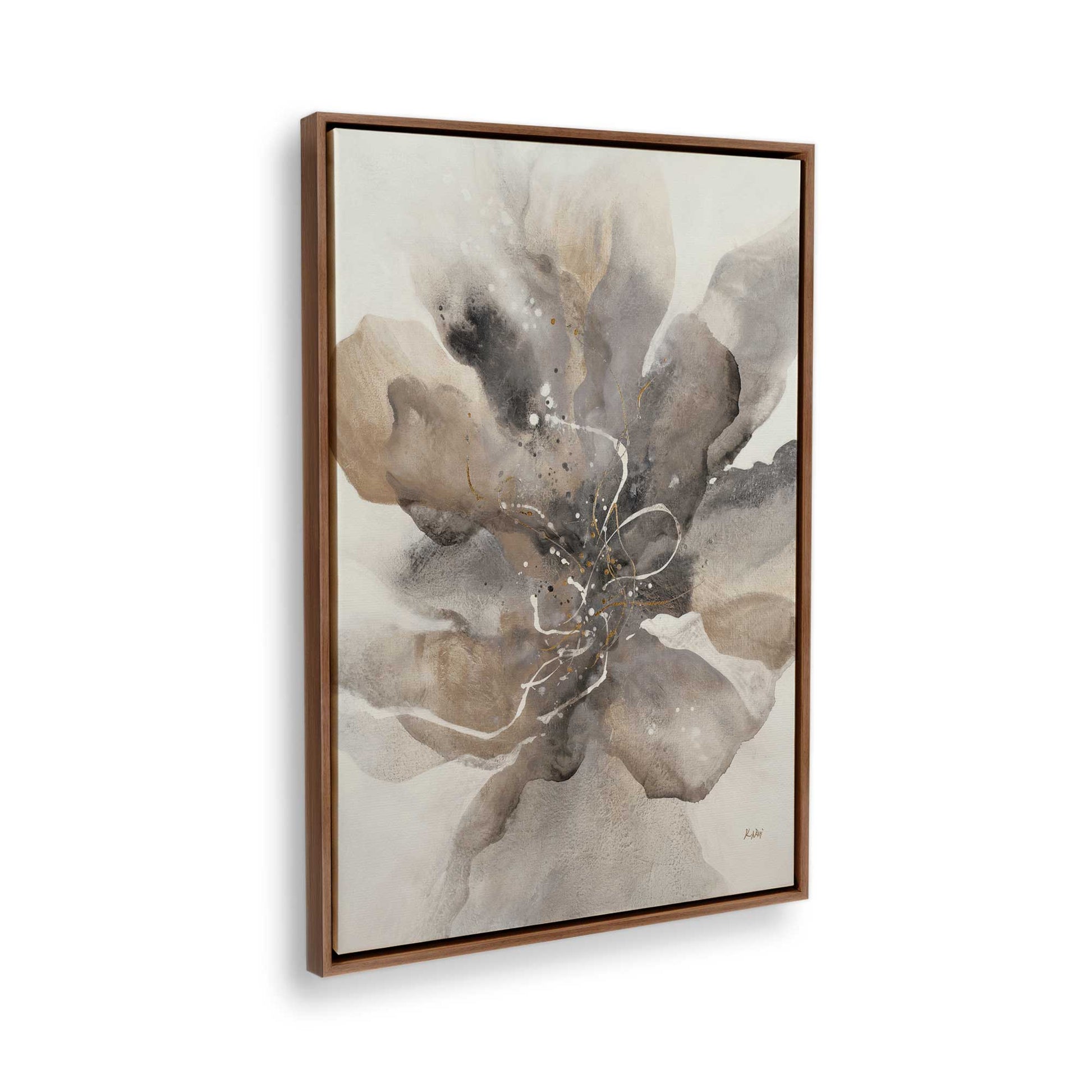 [Color:Walnut], Picture of the corner of the art