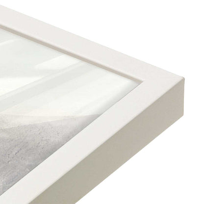 [Color:Opaque White], Picture of art in a Opaque White frame at an angle