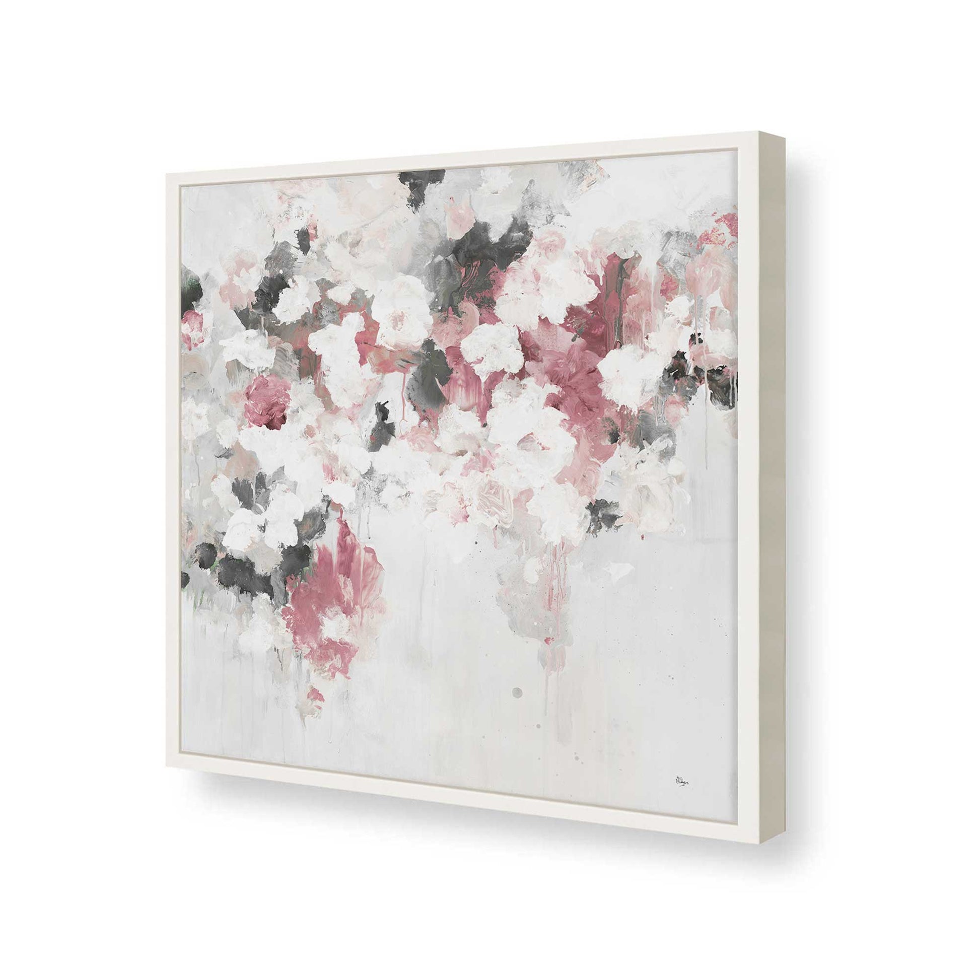 [Color:Opaque White], Picture of art in a Opaque White frame of the corner