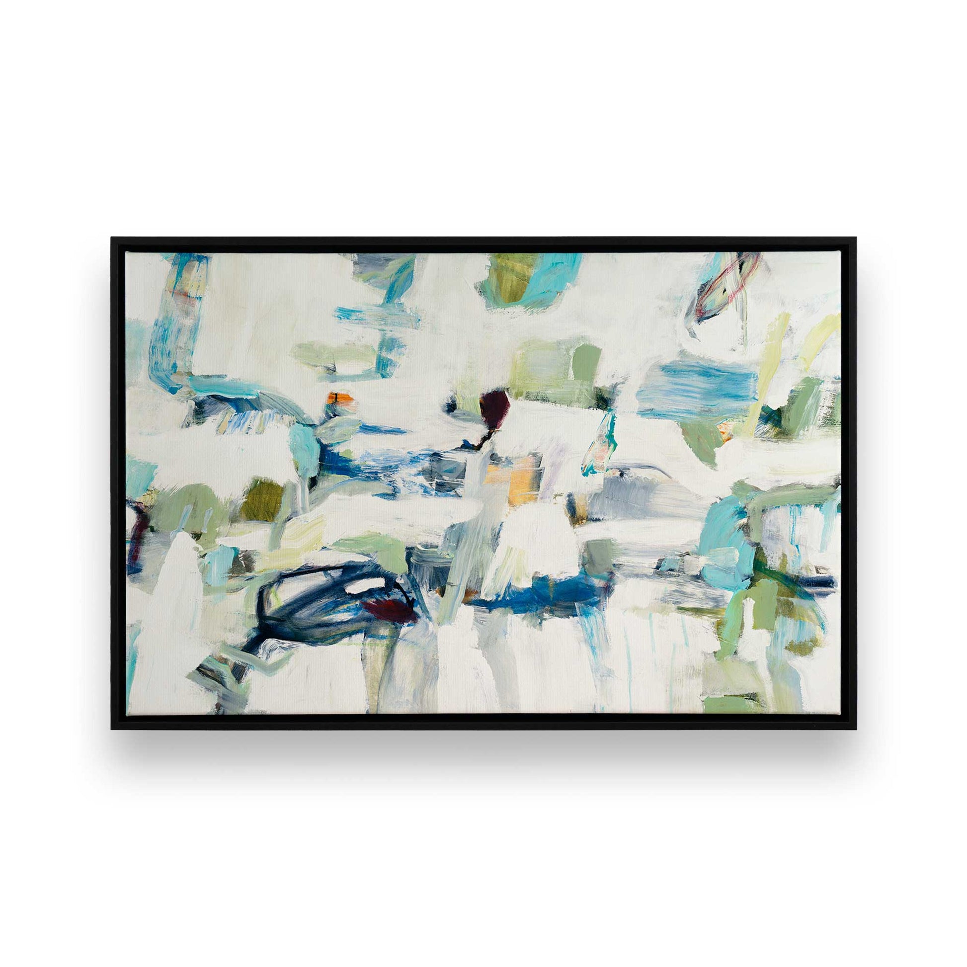 [Color:Satin Black], Picture of art in a Satin Black frame