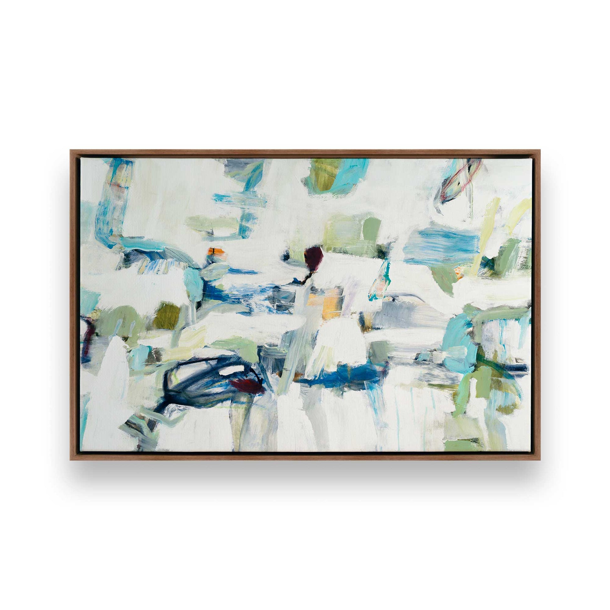 [Color:Walnut], Picture of art in a Walnut frame