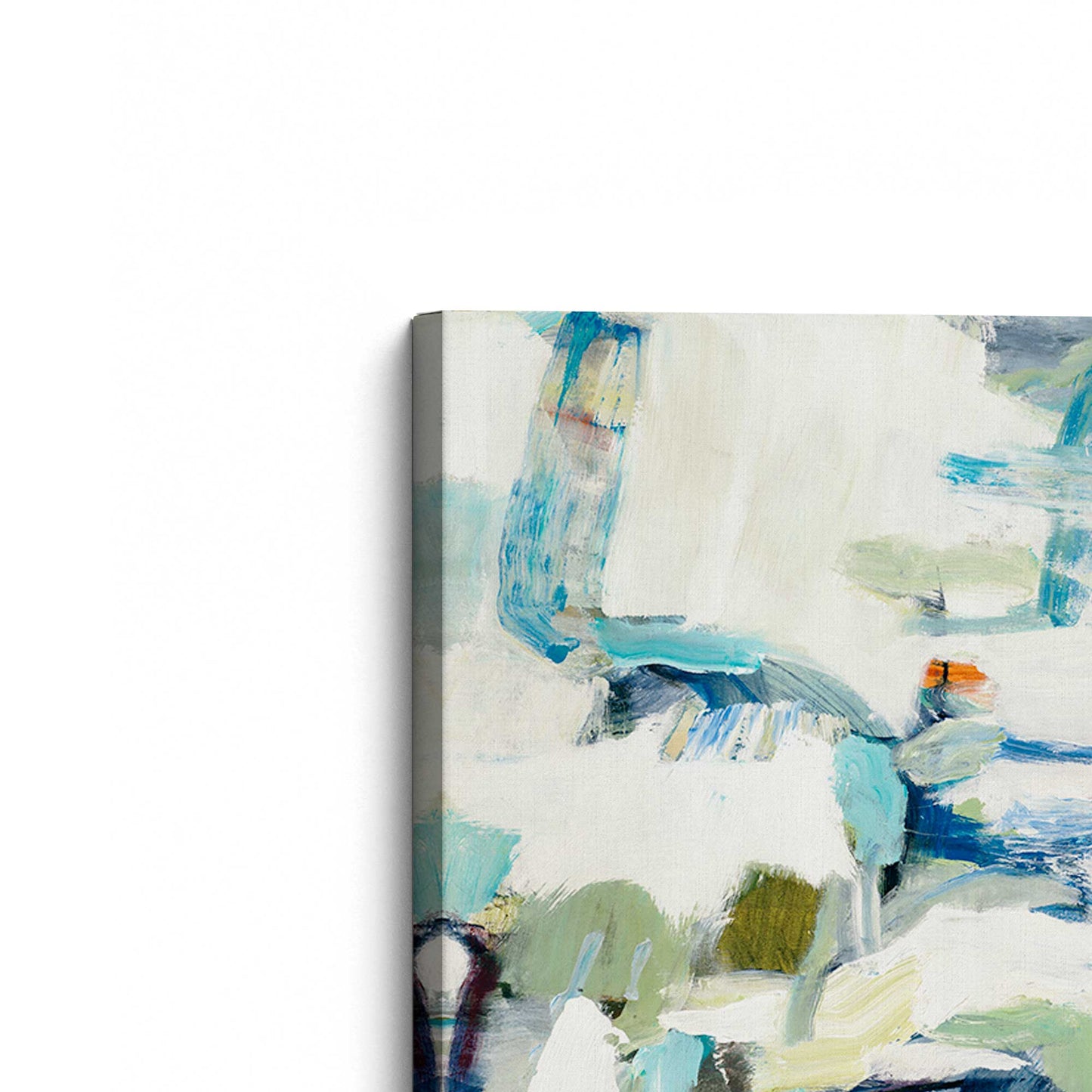 [Color:Stretched Canvas], Picture of the corner of the art