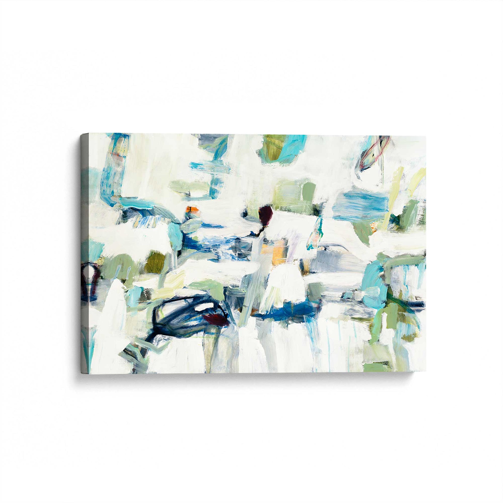 [Color:Stretched Canvas], Picture of art at an angle