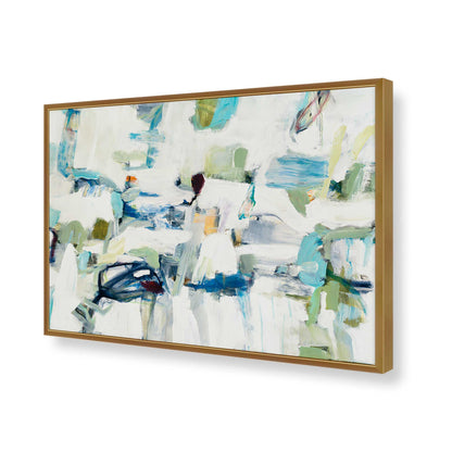 [Color:Polished Gold], Picture of art in a Polished Gold frame of the corner