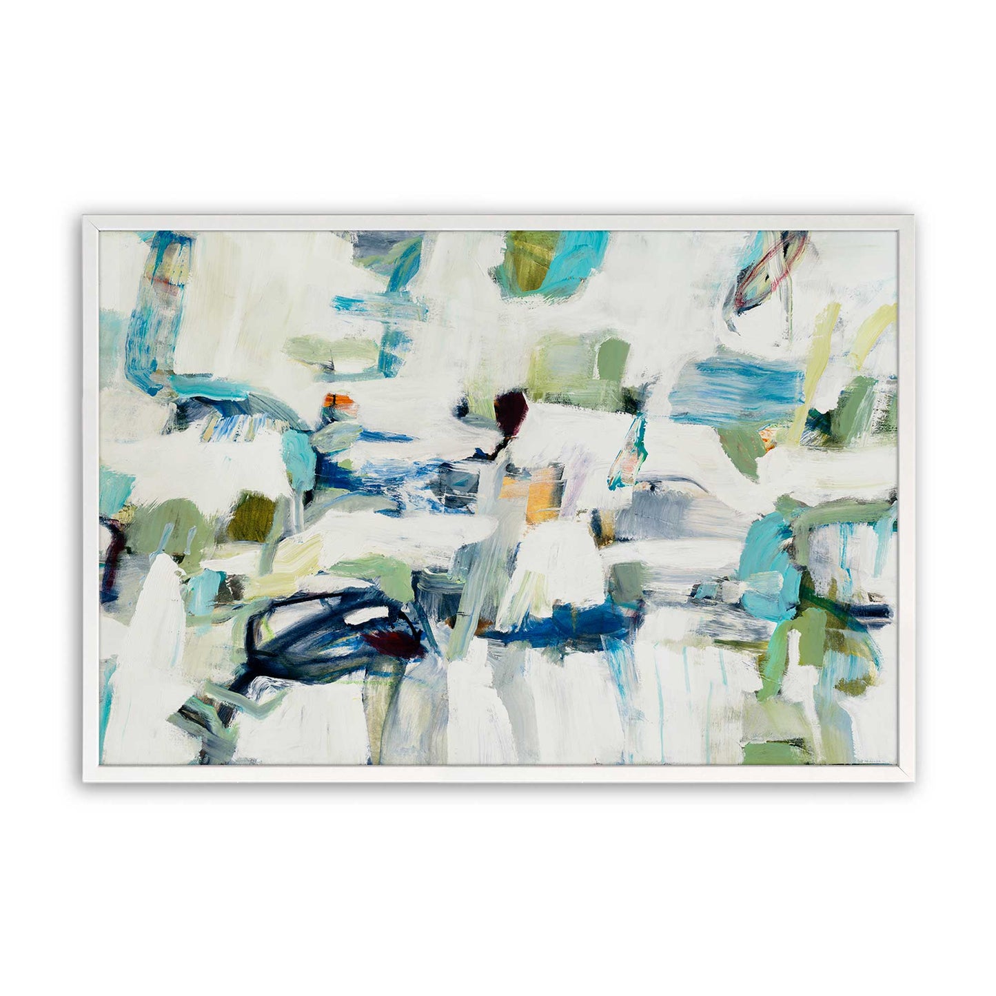 [Color:Opaque White], Picture of art in a Opaque White frame