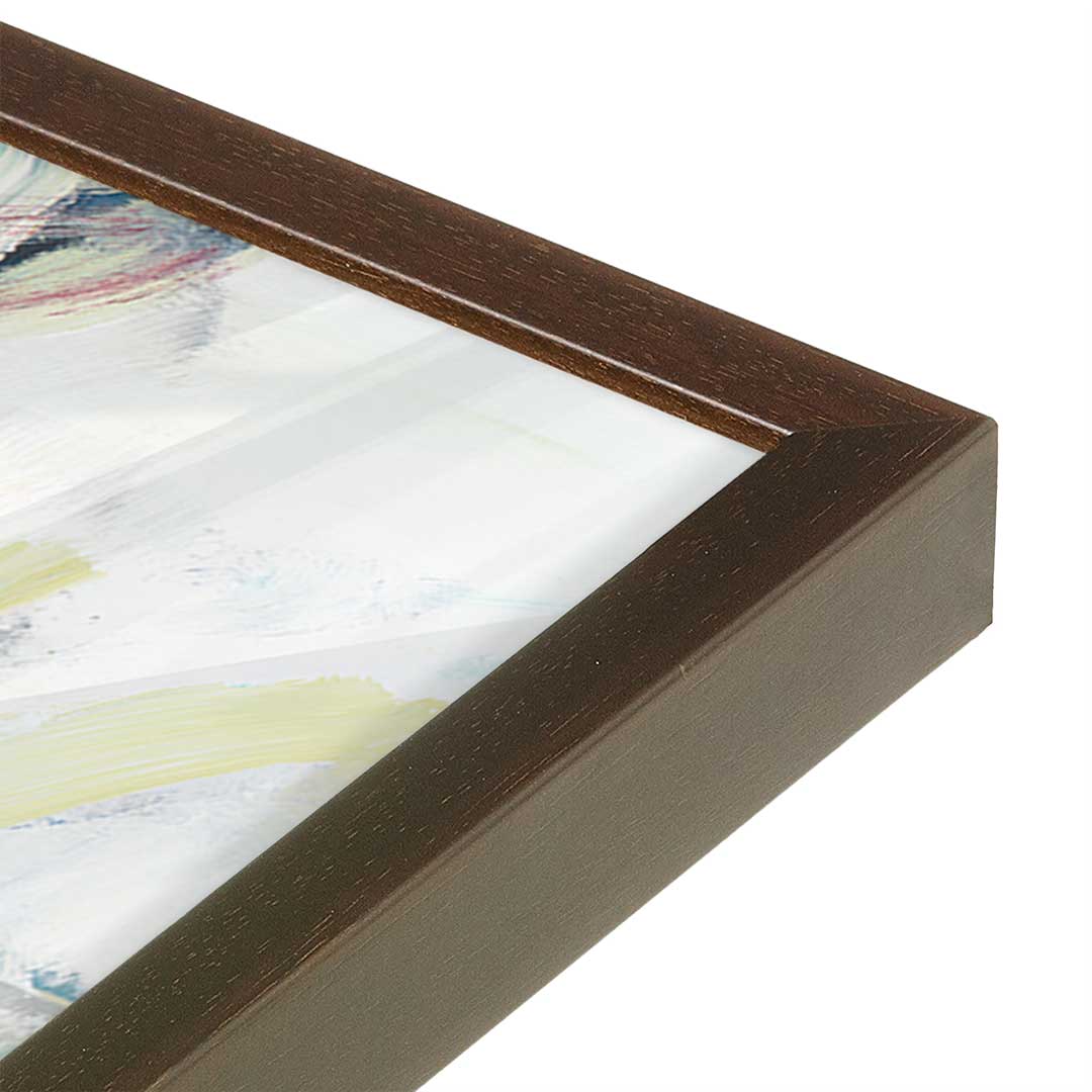 [Color:Belvinder Brown], Picture of art in a Belvinder Brown frame at an angle