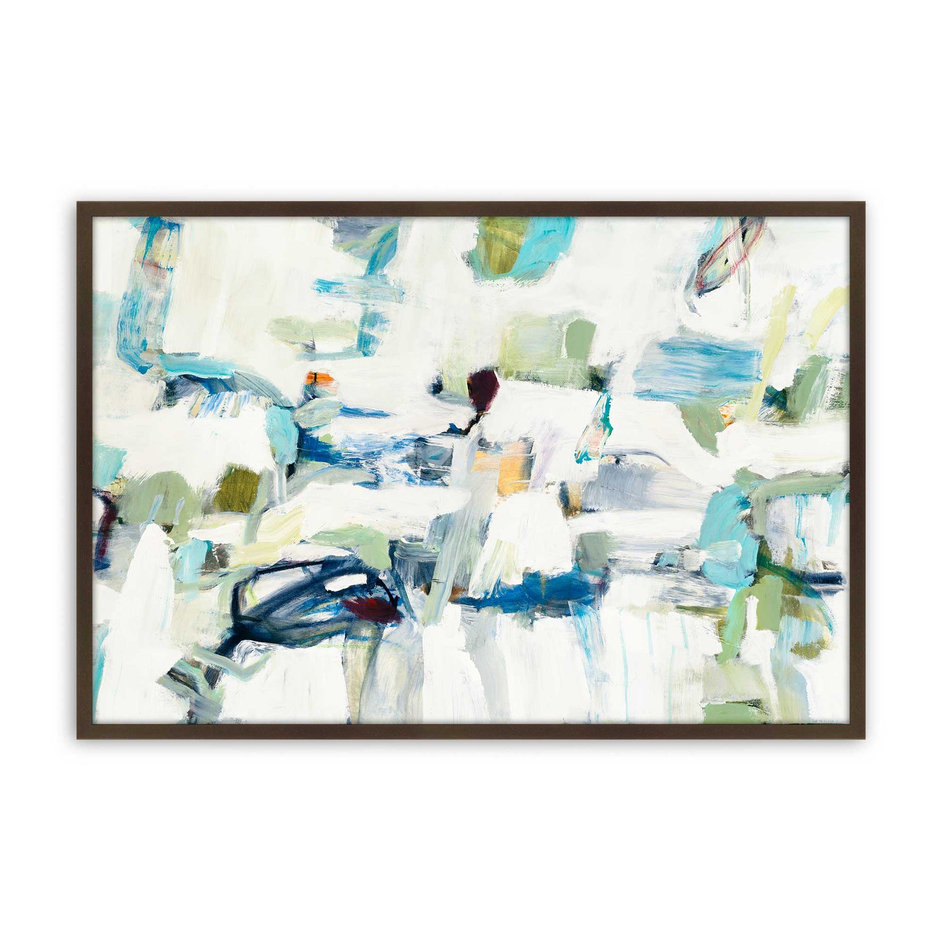 [Color:Brown], Picture of art in a Brown frame