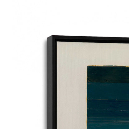 [Color:Satin Black], Picture of art in a Satin Black frame at an angle
