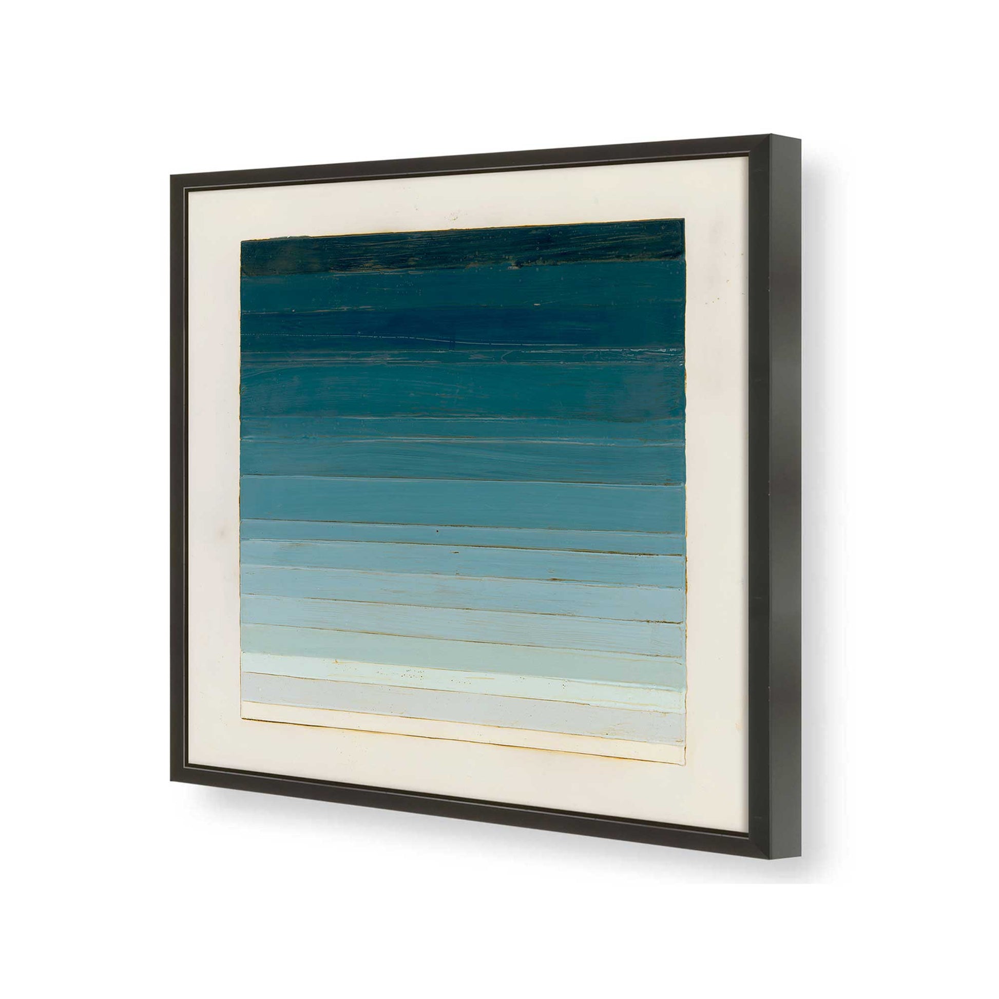 [Color:Satin Black], Picture of art in a Satin Black frame of the corner