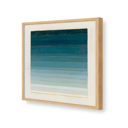 [Color:American Maple], Picture of art in a American Maple frame of the corner