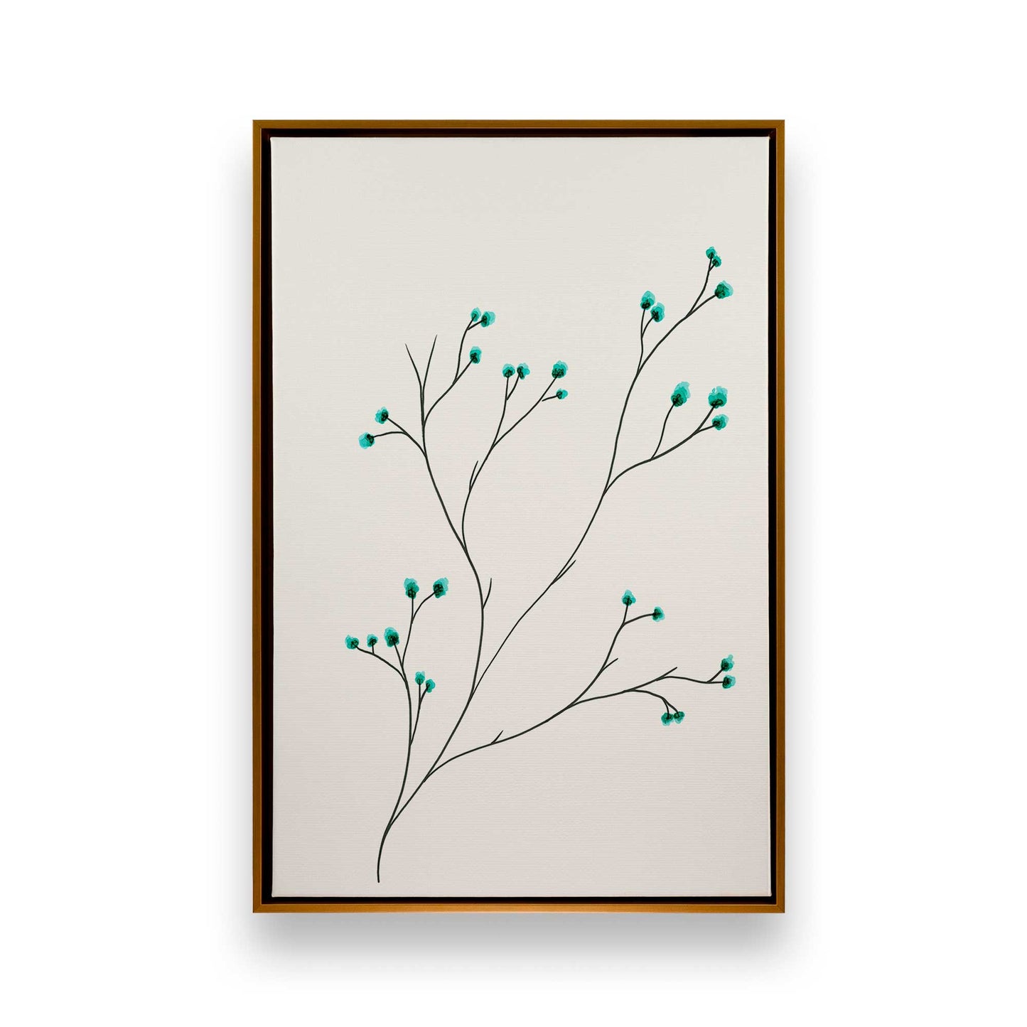 [Color:Polished Gold], Picture of art in a Polished Gold frame