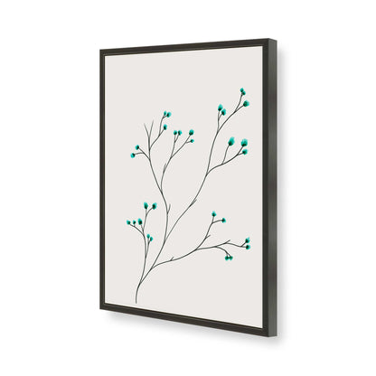 [Color:Satin Black], Picture of art in a Satin Black frame of the corner