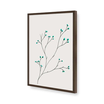 [Color:Brown], Picture of art in a Brown frame of the corner