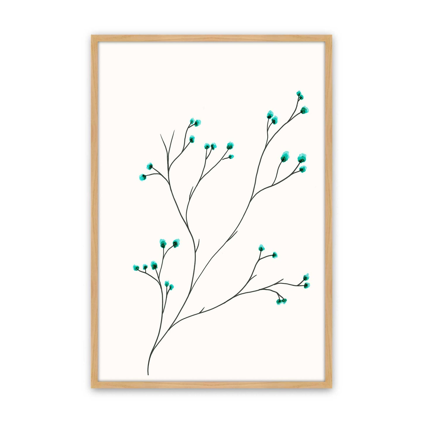 [Color:American Maple], Picture of art in a American Maple frame