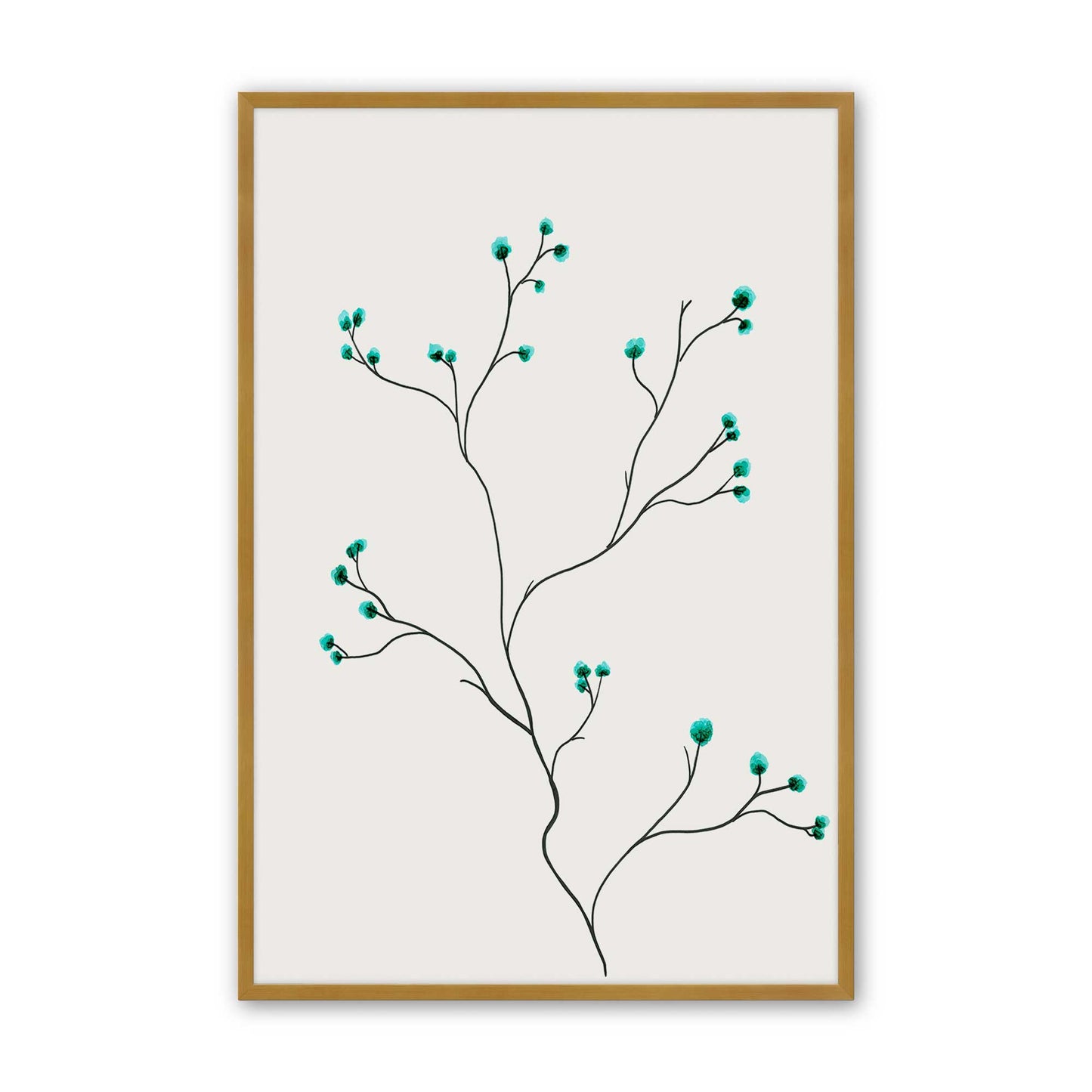[Color:Polished Gold], Picture of art in a Polished Gold frame