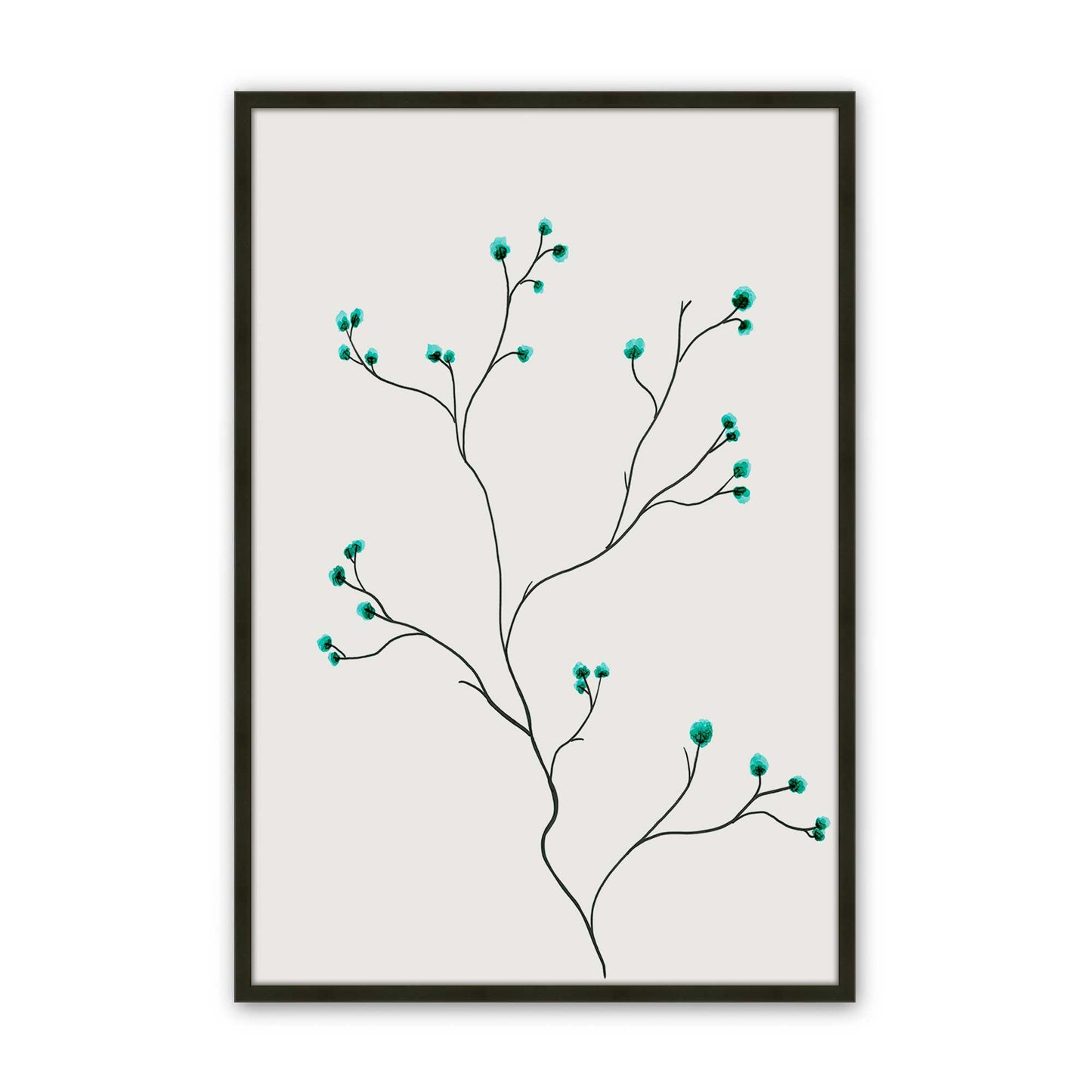 [Color:Satin Black], Picture of art in a Satin Black frame