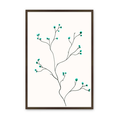 [Color:Brown], Picture of art in a Brown frame