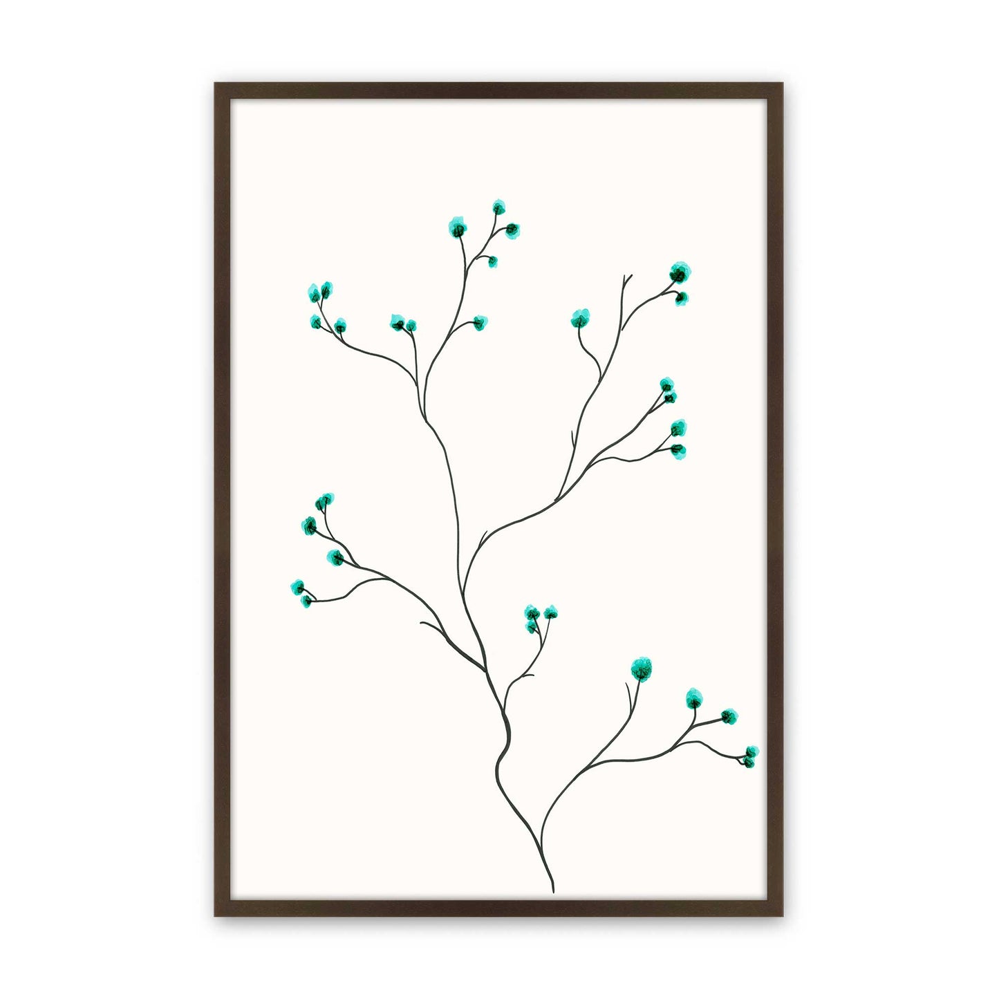[Color:Belvinder Brown], Picture of art in a Belvinder Brown frame