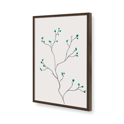 [Color:Brown], Picture of art in a Brown frame of the corner
