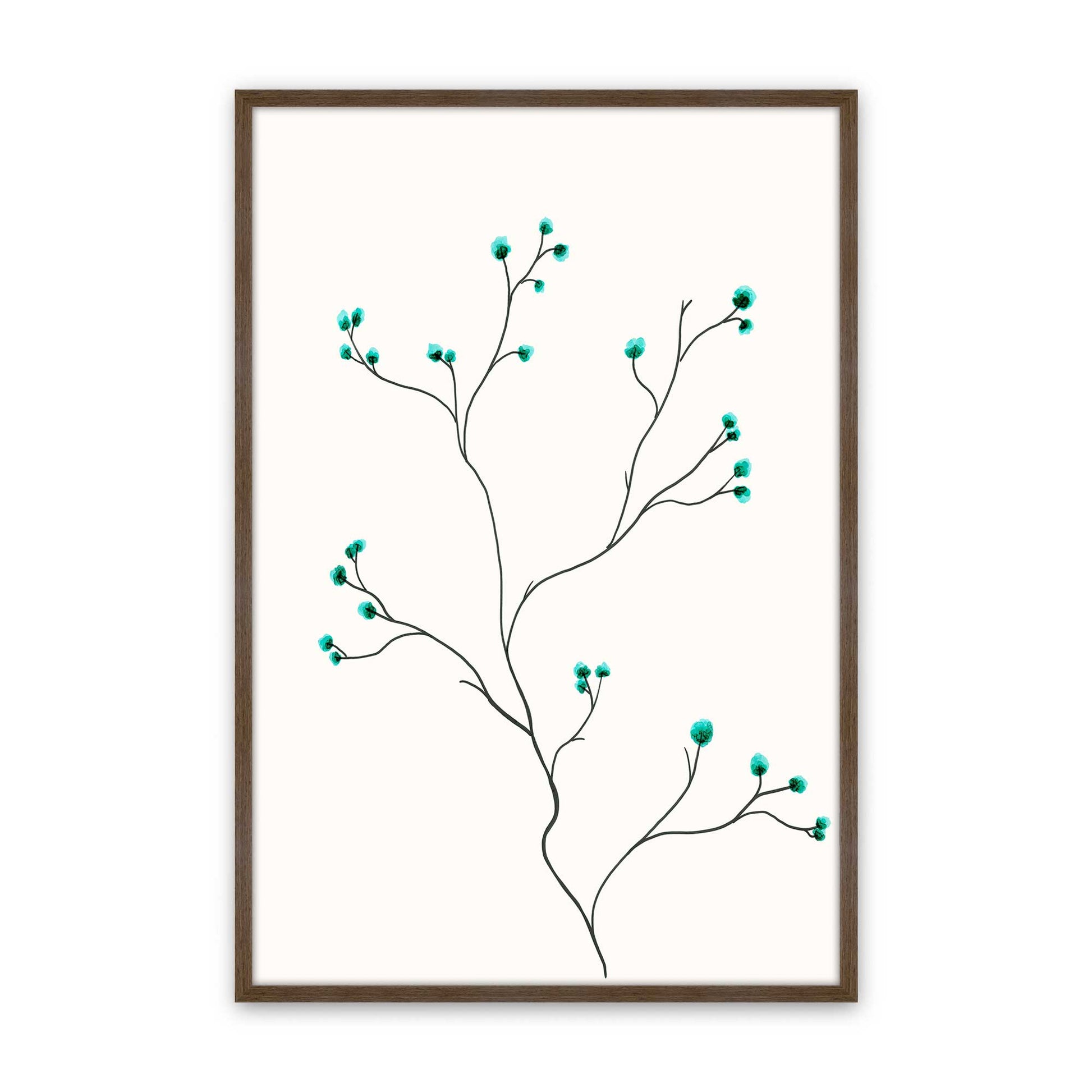 [Color:Walnut], Picture of art in a Walnut frame