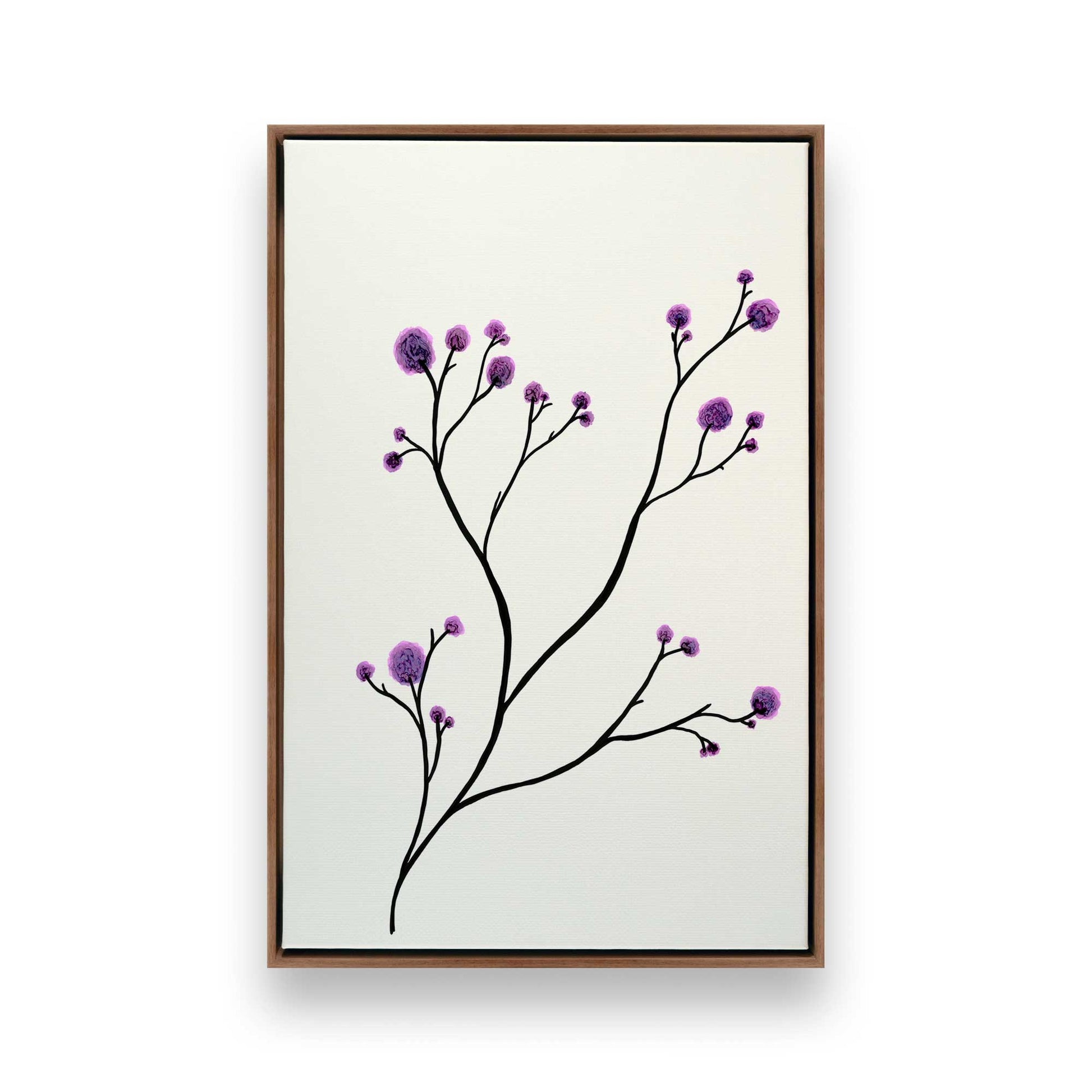 [Color:Walnut], Picture of art in a Walnut frame