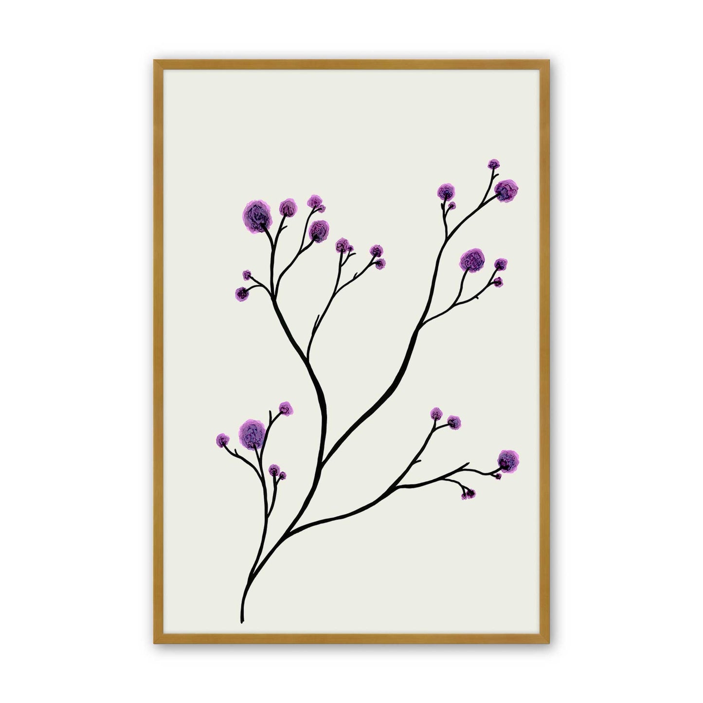 [Color:Polished Gold], Picture of art in a Polished Gold frame