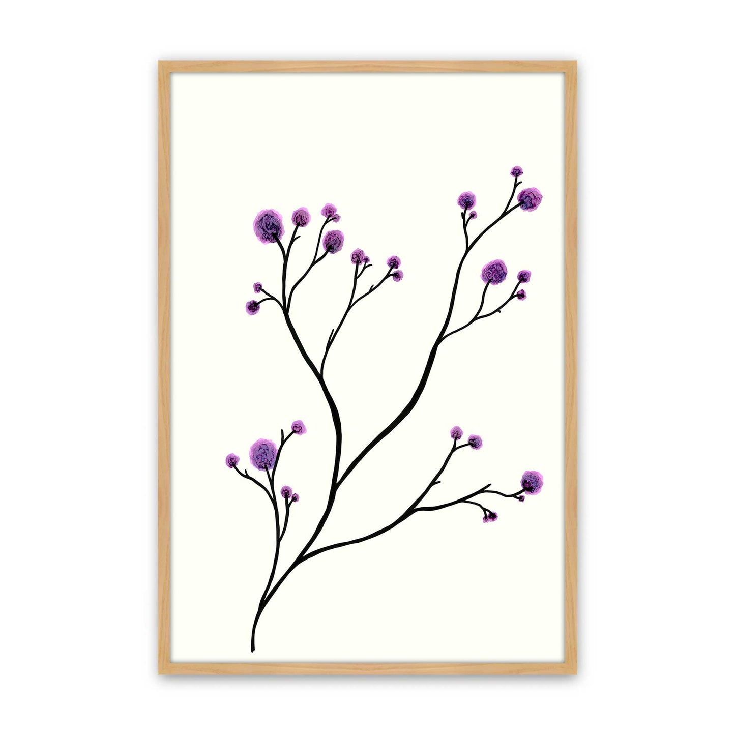 [Color:American Maple], Picture of art in a American Maple frame