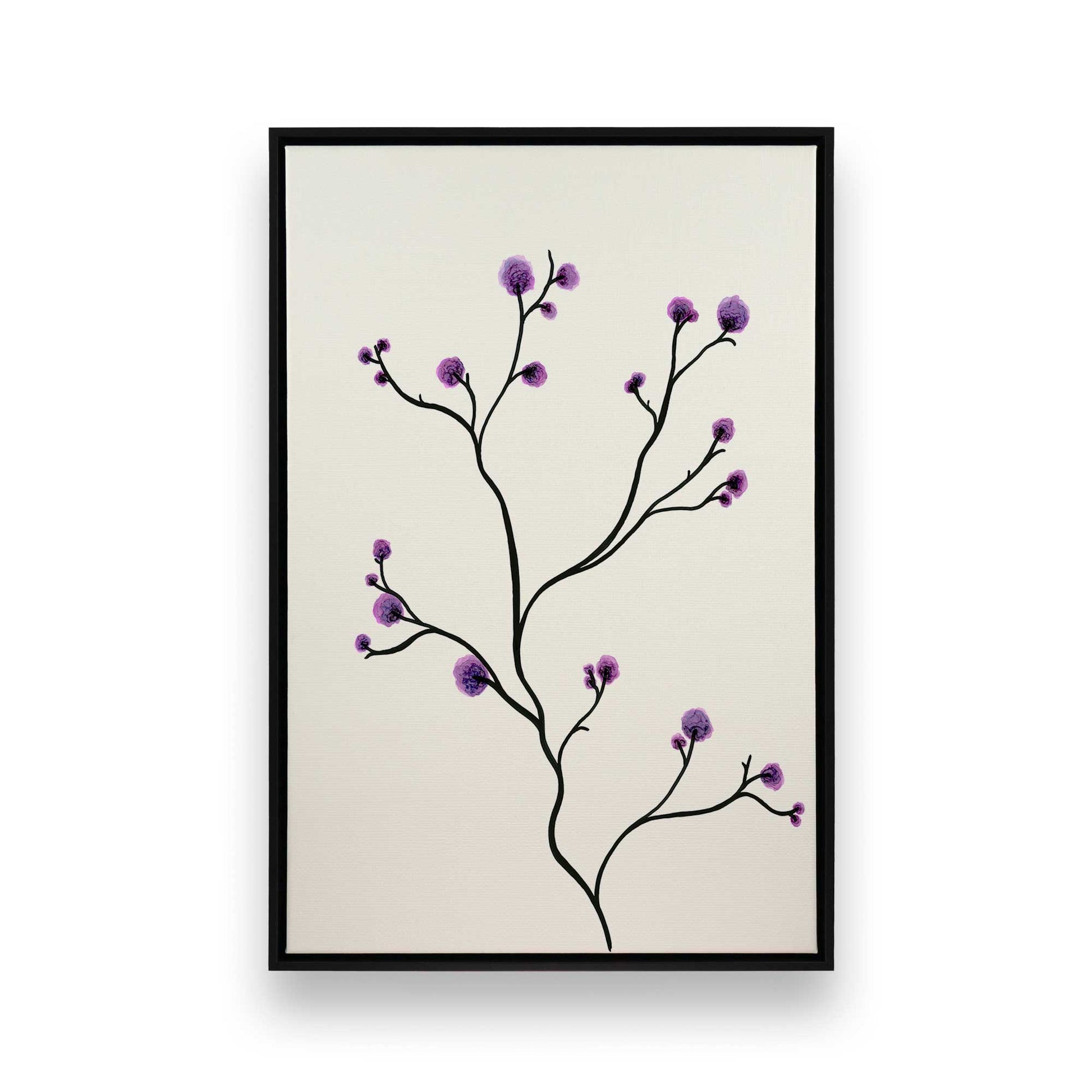 [Color:Satin Black], Picture of art in a Satin Black frame