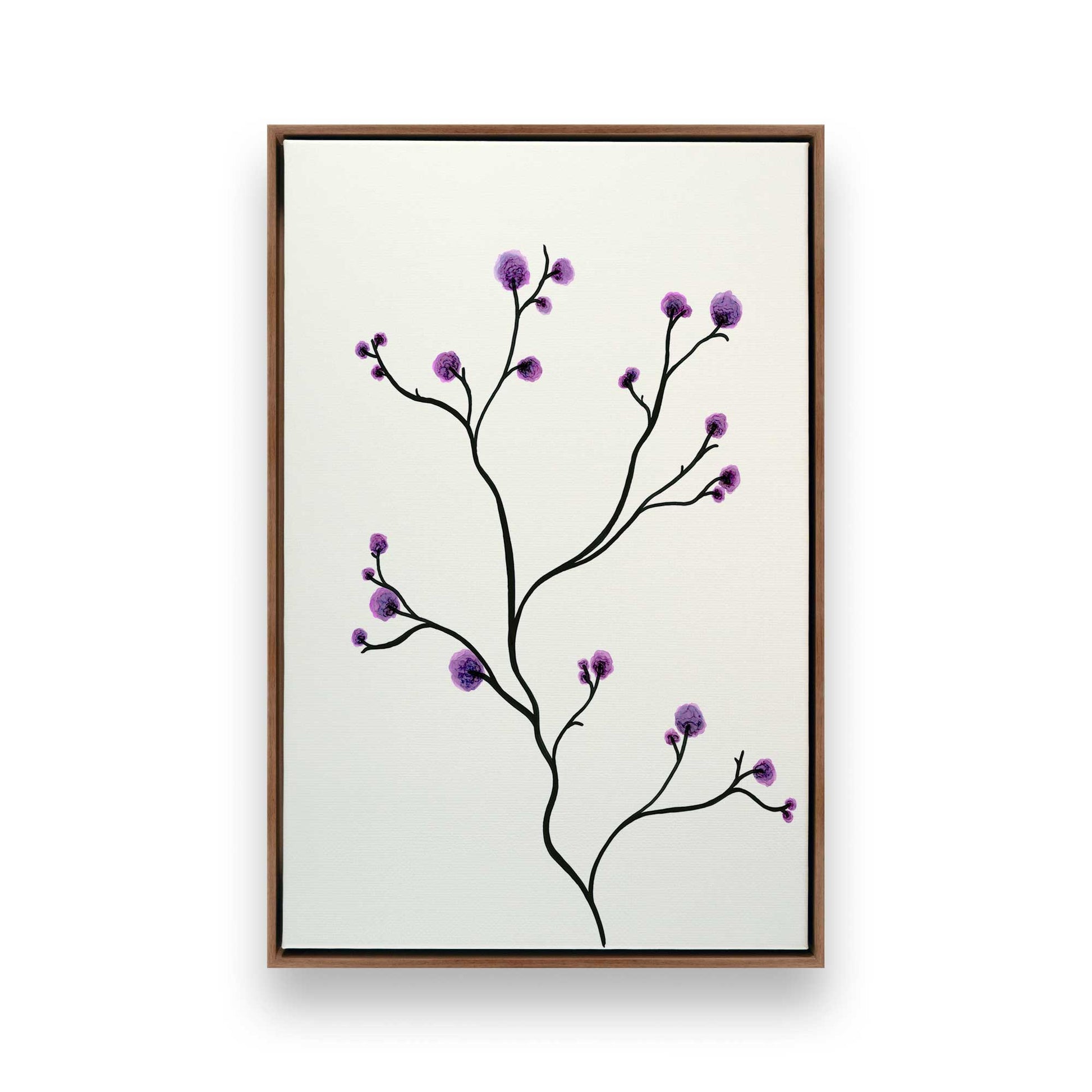 [Color:Walnut], Picture of art in a Walnut frame