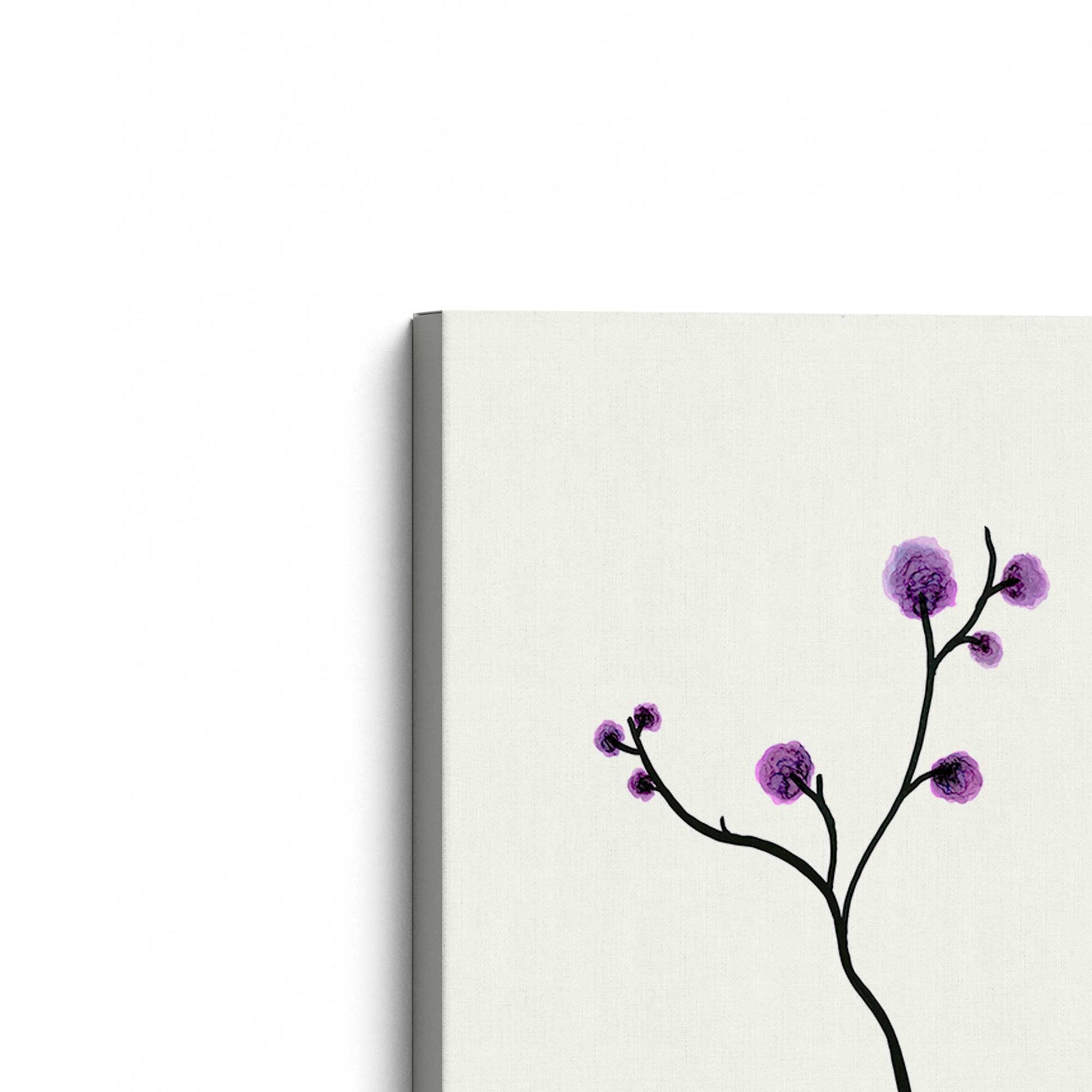 [Color:Stretched Canvas], Picture of the corner of the art