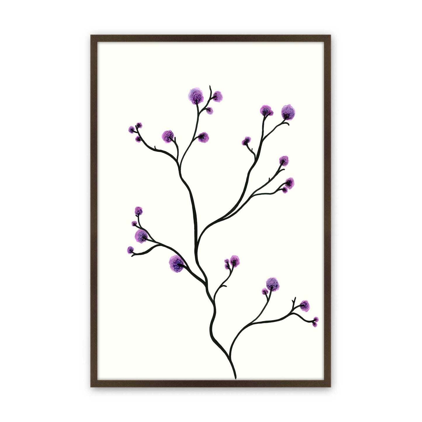 [Color:Belvinder Brown], Picture of art in a Belvinder Brown frame