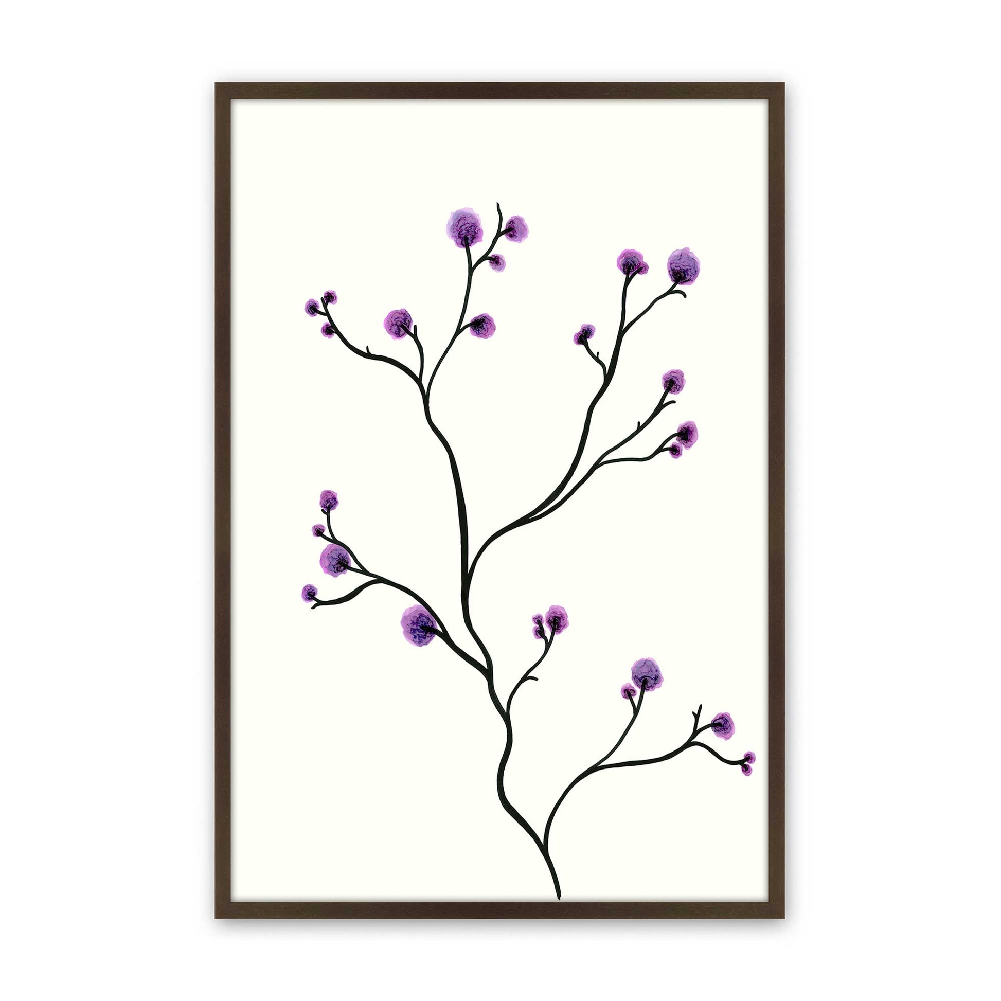 [Color:Brown], Picture of art in a Brown frame