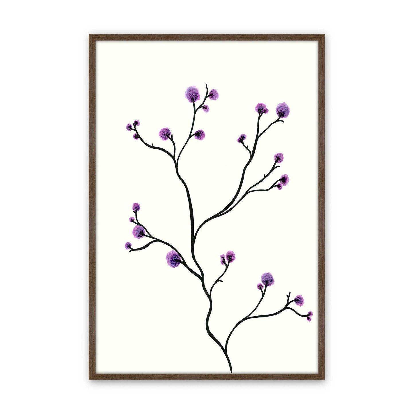 [Color:Walnut], Picture of art in a Walnut frame