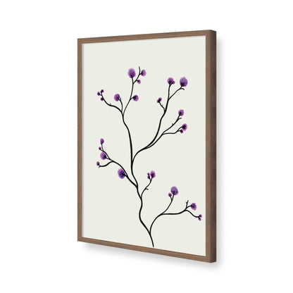 [Color:Walnut], Picture of art in a Walnut frame of the corner