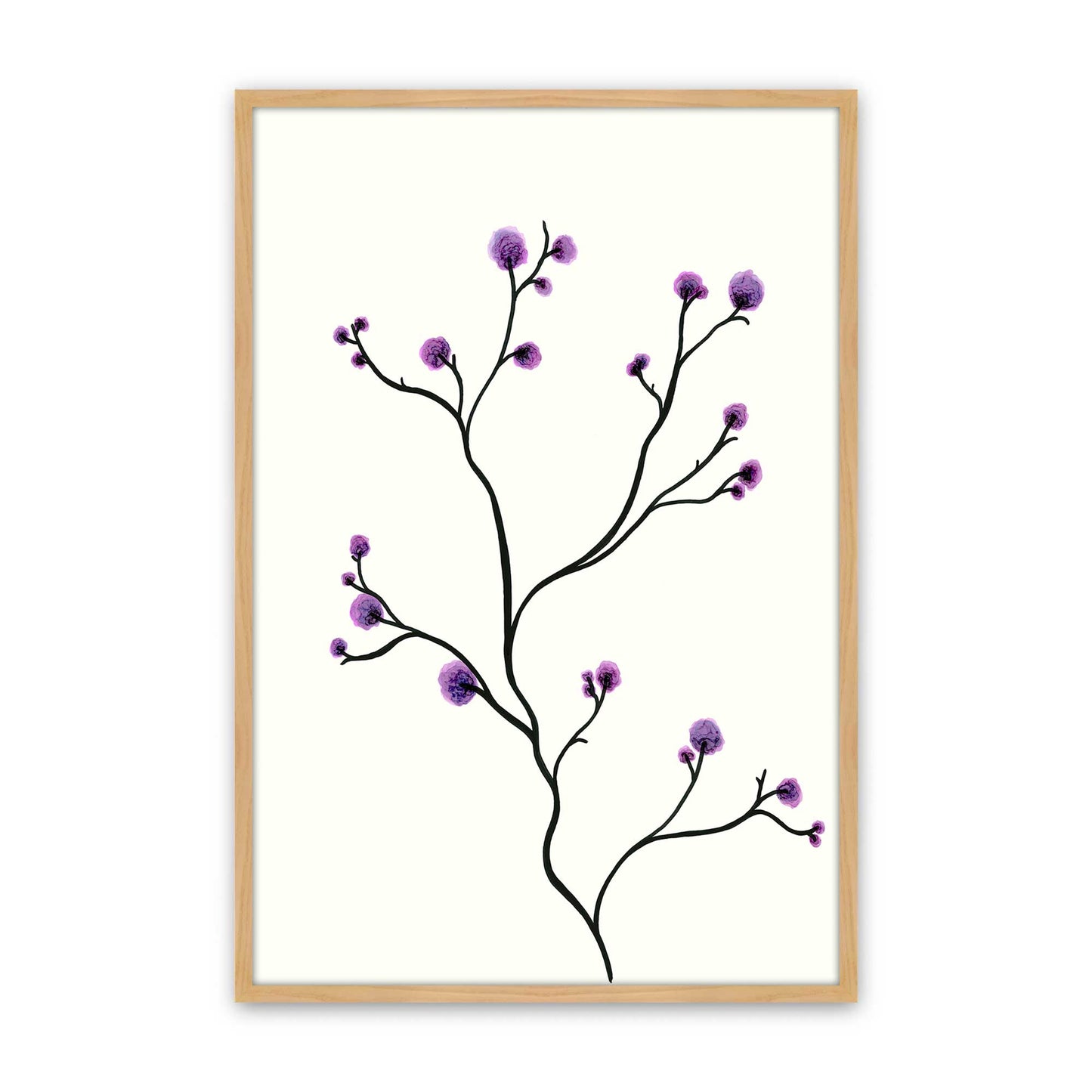 [Color:American Maple], Picture of art in a American Maple frame